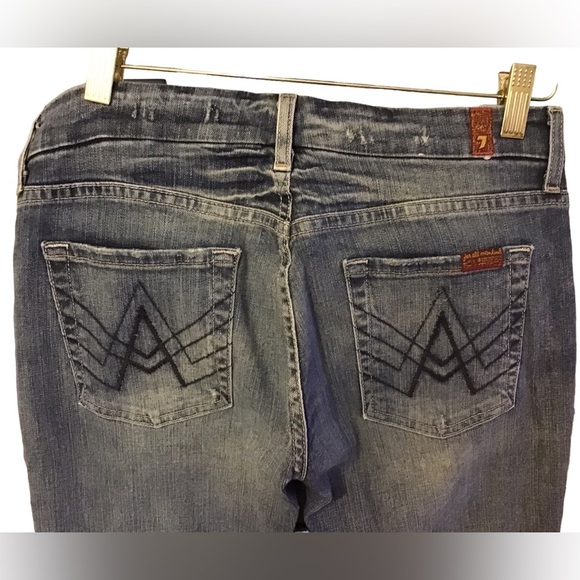 7 For All Mankind A-Pocket boot cut jean, size 29 - Picture 4 of 12